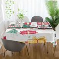 thumbnail image 3 of Yayeee Tablecloths 60" x 108" Rectangle Wrinkle Resistant Party Table Cover, Christmas Train, 3 of 8