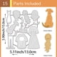 thumbnail image 3 of 15 troqueles metálicos para cortar figuras de personas y mascotas (hombres, mujeres, gatos, perros) para hacer tarjetas, ropa y vestidos. Plantillas para repujar., 3 of 9