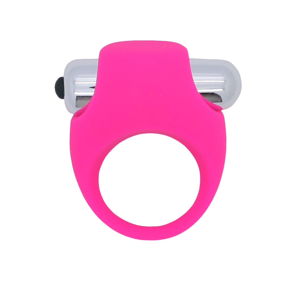 Pink B.O.B. Silicone Vibrating Enhancer Ring Personal Massager