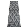 thumbnail image 3 of RUGSOTIC CARPETS HAND KNOTTED SILK AREA RUGS - 2'6''x10', Runner, Gray Black, Floral Modern Design, High Pile Thick Handmade Anti Skid Area Rugs for Living Room, Bed Room (NS1221), 3 of 5