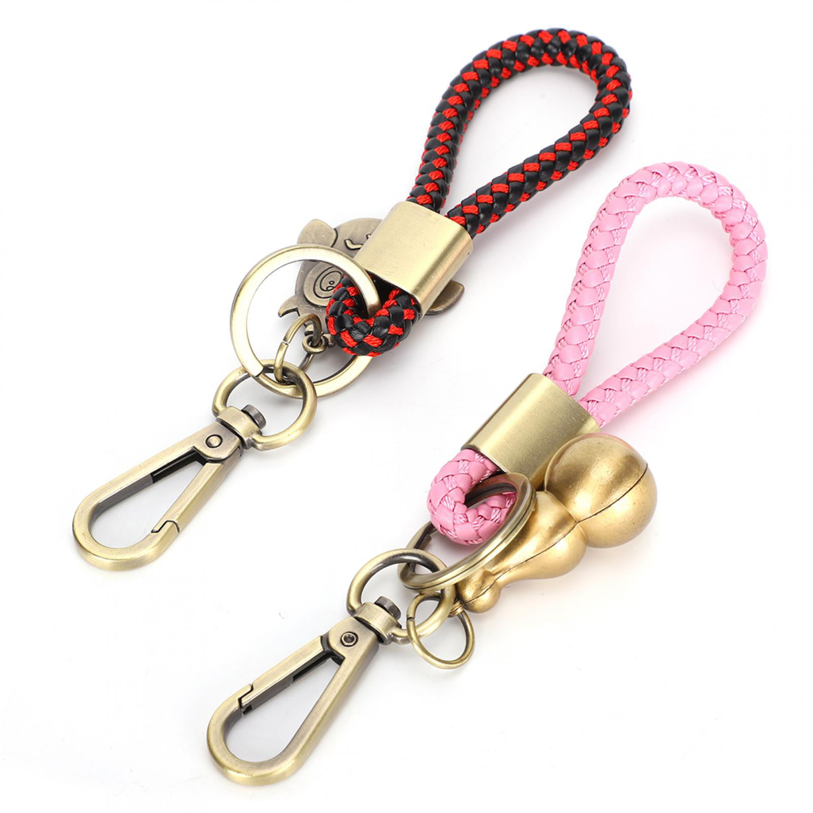 Multifunctional  Key Chains Bag Braided Pendant Key Ring Keychain Woven Rope 1PC