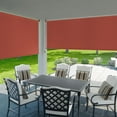 thumbnail image 6 of Coolaroo Light Filtering/Energy Efficient Polyethylene Roller Window Shades, Red, 2.95 in x 8', 6 of 9