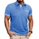 thumbnail image 2 of Eres Más Que una Camisa de Puntuación de Prueba Hombres de Color Sólido Moda Casual Botón Bolsillo de Manga Corta Camisa de Blusa de Cuello de Vuelta, 2 of 7