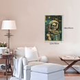 thumbnail image 6 of 12x18 inch Canvas Frameless Painting Wall Art Skeleton Astronaut,Bar,Man Cave,Studio Wall Art Decorative Paintings,Retro Skeleton Astronaut Modern Style Poster Prints,For Hotels,Man Cave,Bar, 6 of 6