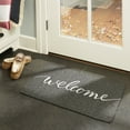 thumbnail image 2 of SoHome Welcome Door Mat, Durable Natural Rubber Non Slip Backing, Easy Clean, Ideal for High Traffic Areas, 18"x30" Welcome, 2 of 8