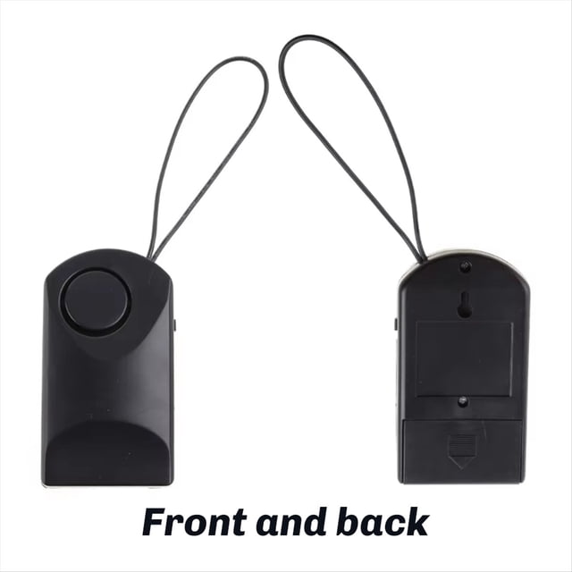 For Touch Door Knob Entry Alarm Alert Security Anti Theft 120dB (Without 9V Battery)