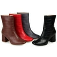 thumbnail image 6 of Brinley Co. Womens Croc Print Heeled Bootie, 6 of 6