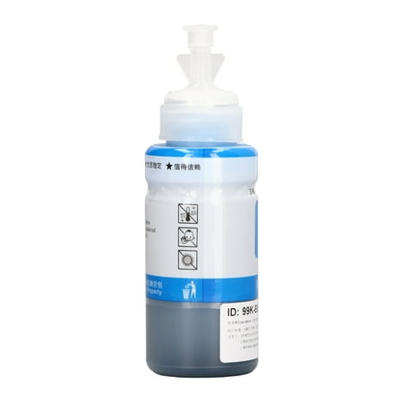 

Printing Ink Bottle 70ML Vibrant Colors Non Leakage Bottle Refill Quick Drying Portable Aluminum Film Sealed For High Gloss Inkjet Photo Stickers Black Magenta Yellow Cyan