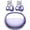 Purple, variant on Clip On Wireless Earbuds Women 60H Battery, Bluetooth 6.0 Open Ear, Detachable Crystal Butterfly Earrings IPX5