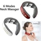 thumbnail image 2 of EMS Electric Neck Massager Back Pulse 6 Modes Head and Cervical Spine Massager Wireless Smart Shoulder Massager Hot Compress Pain Relief, 2 of 5
