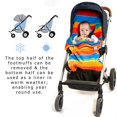 thumbnail image 3 of Buggysnuggle Newborn Stroller Footmuff Bunting Snuggle Fleece, 3 of 9