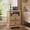 Natural Oak, variant on KeyWhat Nightstand with Charging Station, Rustic Wooden Bedside Table with 2 Drawers & Open Storage Shelf, End Table for Bedroom, Living Room, Light Tree Knot
