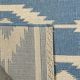 thumbnail image 5 of SAFAVIEH Outdoor LND171N Linden Collection Cream / Blue Rug, 5 of 7