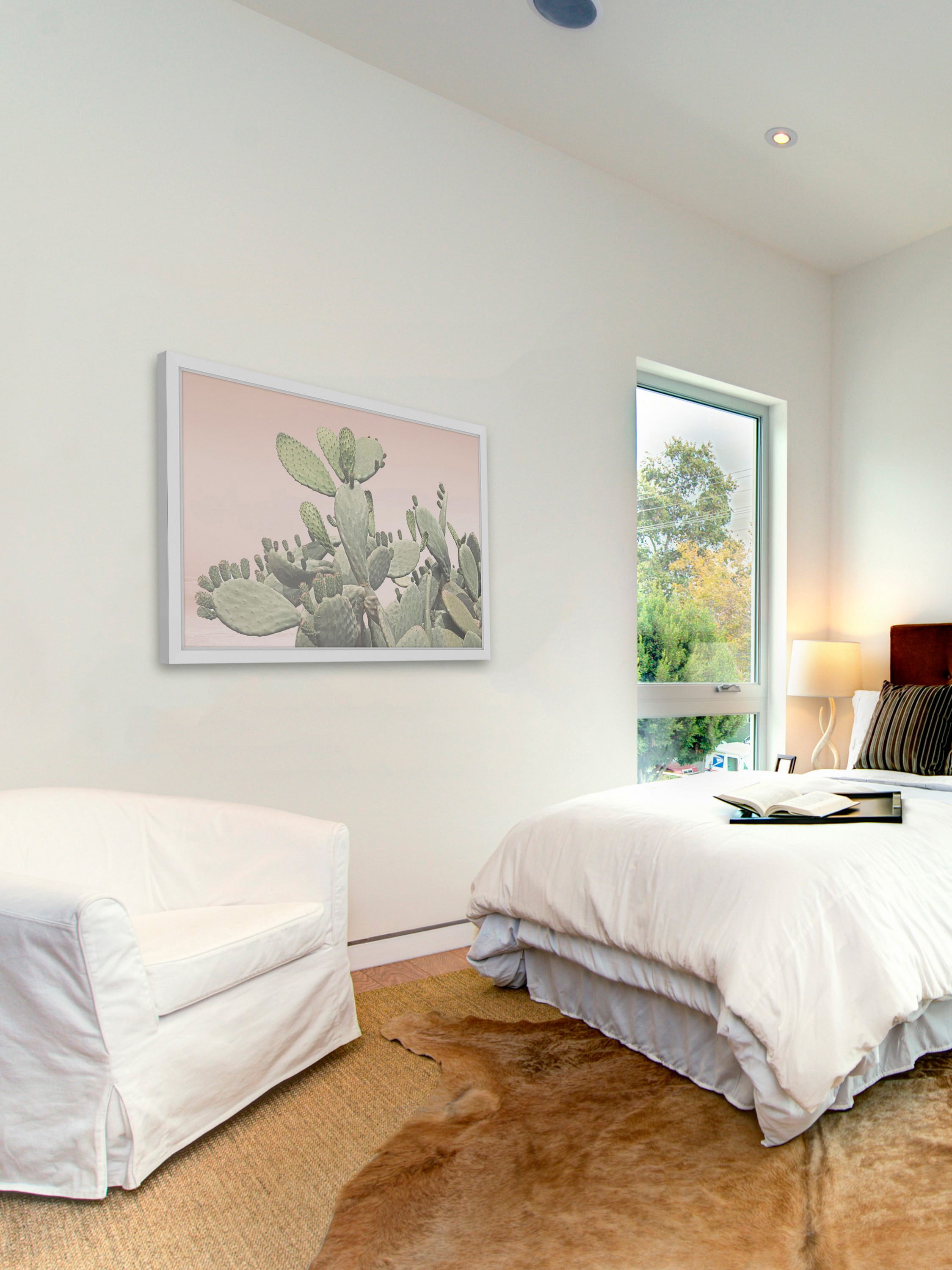 Cactus Bunch Framed Painting Print