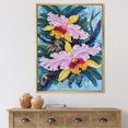 thumbnail image 3 of Designart Orchidées de forêt vintage I ART MURAL À CADRE FLOTTÉ, 3 of 4