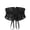 BLACK-B, variant on Gotyou Women's 16cm Short Lace Corset Belt, Vintage Sheer Mesh Underbust Waist Cincher, Breathable Shaper Girdle with 3 Hooks & Fishbone Support, Retro Gothic Cosplay Waist Trainer for Dress