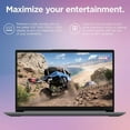 thumbnail image 5 of Lenovo IdeaPad 1 15.6" FHD Student Laptop Intel Dual Core Processor 16GB DDR4 RAM 256GB PCIe SSD Windows 11 Pro WiFi 6 Bluetooth Type-C Cloud Grey, 5 of 9