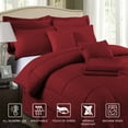JML 10Piece Bedding Set California King, Comforter, Sheets, Skirt, Pillows, Cases & Shams