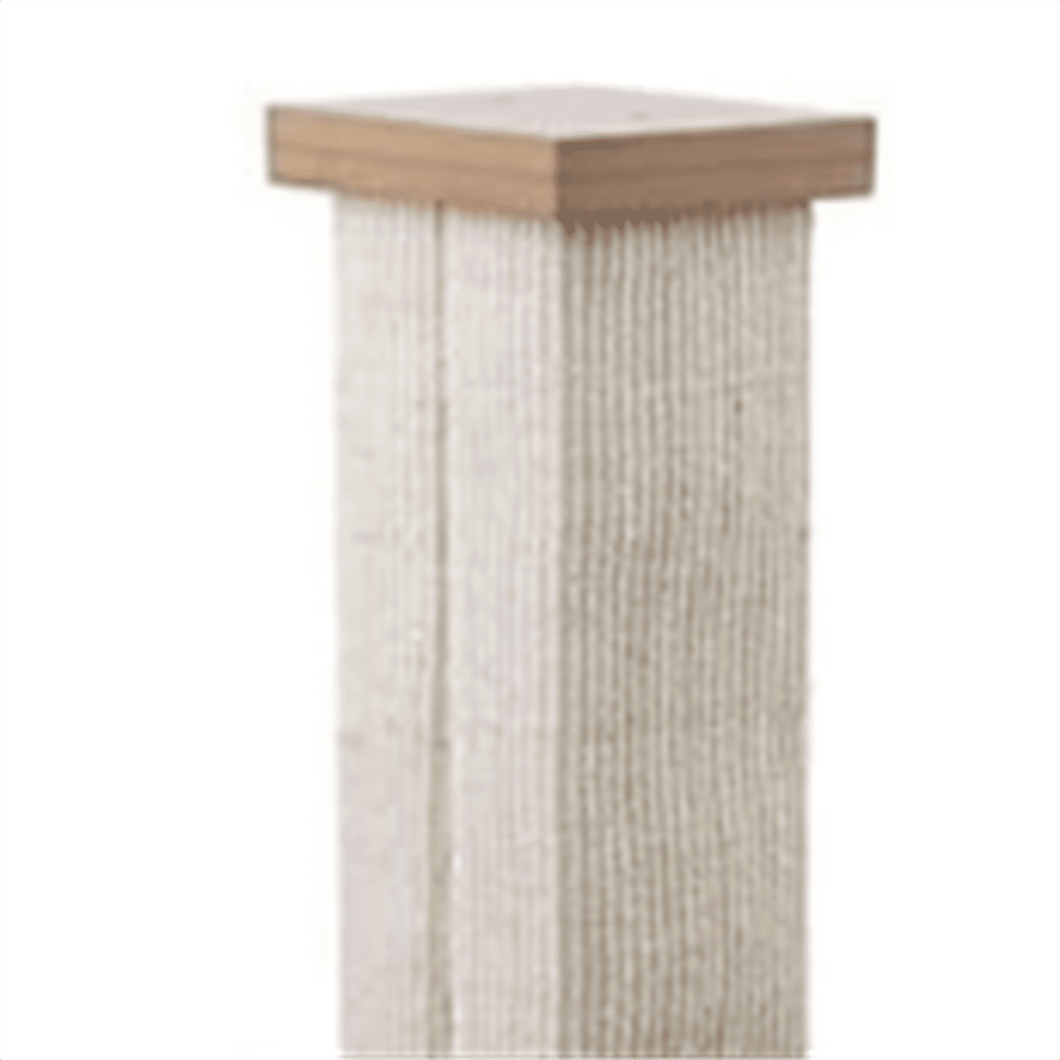 Scratching Post – Beige, Large 32 Inch Tower - Sisal Fiber, Simple Design - For All Cats
