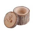 thumbnail image 2 of 1Pc New Wooden Ring Box Case Storage Holder with Cover Wedding Party Decoration(#2-I DO), 2 of 2