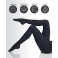thumbnail image 5 of Women's MeMoi MO-327 Ribbed Sweater Tights (Navy XS/S), 5 of 11