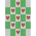 thumbnail image 1 of Ahgly Company Indoor Rectangle Patterned LightGreen Area Rugs, 5' x 7', 1 of 6