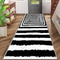 thumbnail image 2 of 2x6 FT Kitchen Runner Rugs Non Skid Washable, Faux Wool Rug Runners for Hallways Bathroom Carpet Runner, Soft Indoor Modern Floor Rug for Entryway Laundry Room, 2 of 11