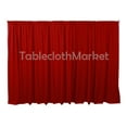 thumbnail image 1 of 14 x 5 ft Backdrop Background FOR PIPE AND DRAPE DISPLAYS Polyester 24 COLORS", (Color: Red), 1 of 1