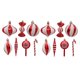 thumbnail image 2 of 14 piezas de adornos navideños colgantes para decoración de árboles de Navidad, colgantes decorativos para fiestas navideñas y festivales., 2 of 9