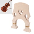 thumbnail image 1 of Adjustable Brass Screw Double Bass Bridge for Replacement, Enhance Performance, Perfectly Match Original Bridge, Premium Maple Wood, 1 of 8