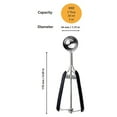 thumbnail image 6 of sunsanly Ice Cream Scoop Multi-purpose Stainless Steel Cookie Scoop Ergonomic Grip Ice Cream Scooper for Home, 6 of 7