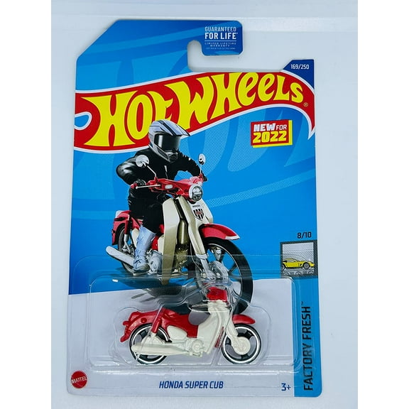 Hot Wheels Honda Super Cub (White) 2022 Factory Fresh