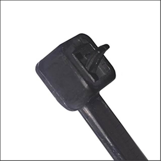 14 Po. Attache de Câble Ultra Violet Noir, 50 lbs - Lot de 100