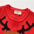 thumbnail image 2 of Baby Girl Boy Christmas Sweater Cartoon Knitted Pullover Top, 2 of 6