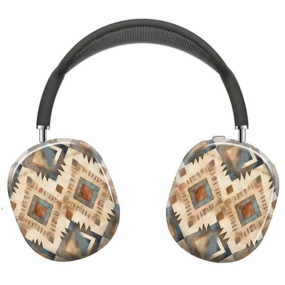 Protective Cover for AirPods Max Tribal Western Watercolor Boho=7 Headphones Aesthetic Print Snap On Cases
