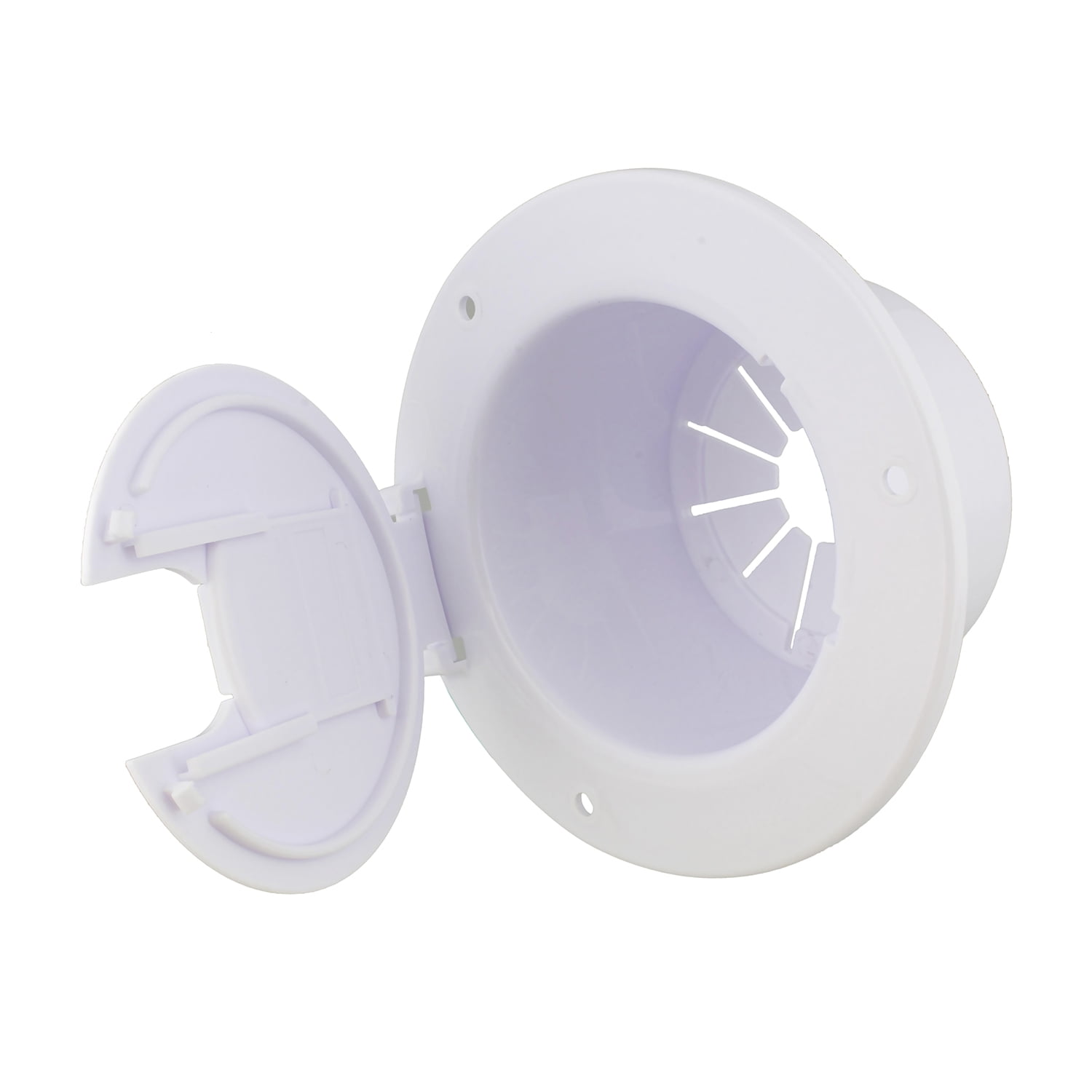 RV Camper Electric Cord Cover Dumble Deluxe Round Electric Cable Hatch