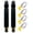 1* nozzle + 2* pipe clips A19, variant on 2026 NEW High Pressure Jet Sweeper Hose Nozzle Heavy Duty Adjustable, Leak-Proof Metal Garden Sprayer for Car Wash, Patio, Lawn & Outdoor Cleaning
