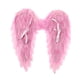 thumbnail image 1 of Alas de plumas de hada ángel para niños, disfraz de alas de ángel, accesorios de decoración para fiesta de Navidad Rosado, 1 of 8