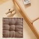 thumbnail image 5 of Cojín de asiento con forma de galleta, cómodo, cuadrado, y sencillo, para meditación, para oficina, dormitorio, sofá, decoración. Marrón, 5 of 8