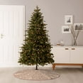 thumbnail image 6 of Rateoe Beige Sparkling Glitter Pattern Christmas Tree Skirt with Ties , Christmas Tree Decorations, Farmhouse Christmas Decor Xmas Holiday Decorations-30", 6 of 6