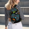 thumbnail image 7 of Balery Play Game3 Vintage Canvas Backpack for Men and Women - Large Capacity, Durable Travel Laptop Bag for School, Work, Hiking, and Outdoor Activities, 7 of 7