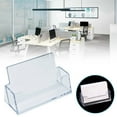 thumbnail image 3 of Clear Business Card Case Holder Business Card Display Stand эθ, 3 of 9