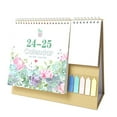 thumbnail image 4 of Mini Desk Calendar, Small Calendar 2024-2025 -Standing Flip Desktop Calendar with Stickers for Home Office School Desk Decorations, 4 of 4