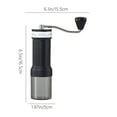 thumbnail image 2 of RKSTN Plastics bean grinder Portable Coffee Powder Maker Coffee Grinder Manual Coffee Mill Italian Style Coffee Powder Maker, 2 of 8