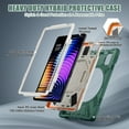 thumbnail image 3 of XYX Case for Xiaomi Pad 7/Xiaomi Pad 7 Pro 11.2 inch with 360 Degree Rotating, Hand Strap, Shoulder Strap, Emerald Green, 3 of 7