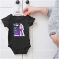thumbnail image 6 of Michael Jackson MJ Dance Glitch Romper Boys or Girls Infant Baby Brisco Brands NB, 6 of 6
