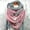 C, variant on Multicolor Scarfs Scarf Women's Scarf Warm Cotton Print Button Fashion Soft Wrap Scarve Shawls