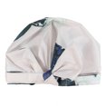 thumbnail image 1 of Gorro de ducha floral impermeable, reutilizable y lujoso, elegante y protector para cabello largo para mujer, 1 of 6
