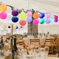 thumbnail image 5 of VASDEV Chinese Paper Lanterns Party Decorations for Birthday, Wedding, Christmas, Home Decoration 10 pcs (Colorful），8inch, 5 of 6