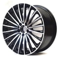 18x9.5 Mercedes-Benz Style Wheel | Black Machine Face Rim | 5x112 ...